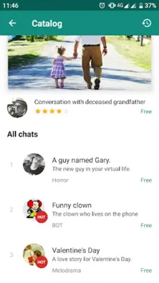 Love Story Chat — real stories android App screenshot 1