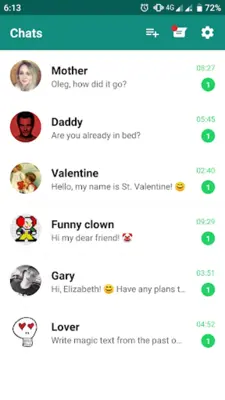 Love Story Chat — real stories android App screenshot 4